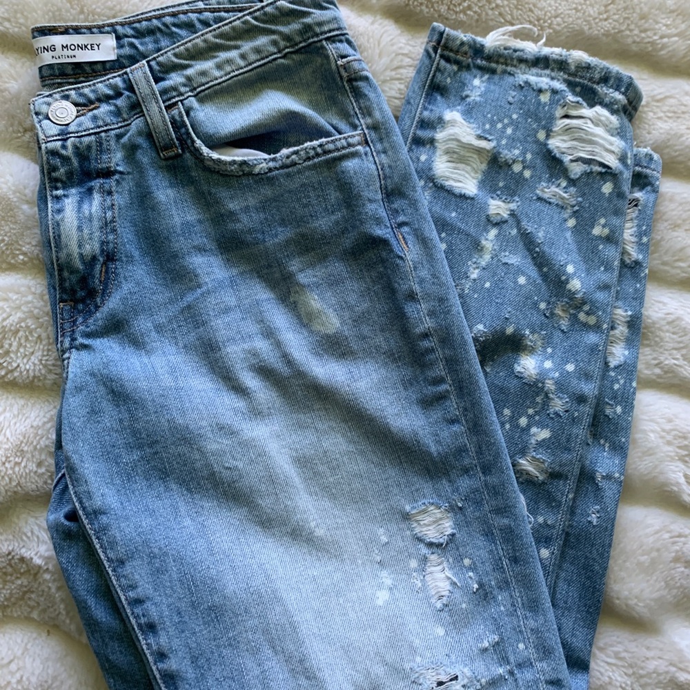 FLYING MONEY platinum jeans